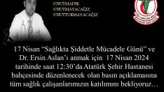 Sağlıkta Şiddetle Mücadele Günü