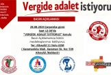 Vergide Adalet İstiyoruz 25.hafta basın açıklamamız