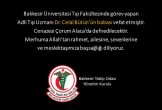 VEFAT VE BAŞSAĞLIĞI
