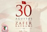 30 Ağustos Zafer Bayramı kutlu olsun.