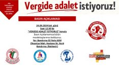 Vergide Adalet İstiyoruz 29.hafta