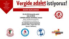 “Vergide Adalet İstiyoruz” 30.hafta