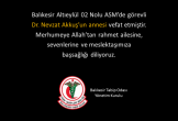 Vefat ve Başsağlığı