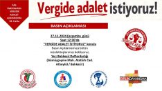 Vergide Adalet İstiyoruz 38.hafta