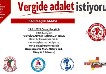 Vergide Adalet İstiyoruz 38.hafta