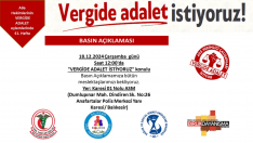 Vergide Adalet İstiyoruz 41.Hafta