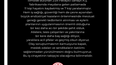 Ülkemizde iş cinayetleri artık son bulsun!!