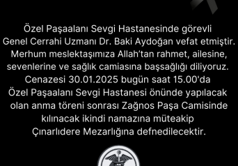 Vefat ve Başsağlığı