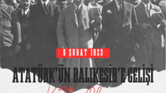 Atatürk’ün Balıkesir’e gelişinin 102. yıldönümü…
