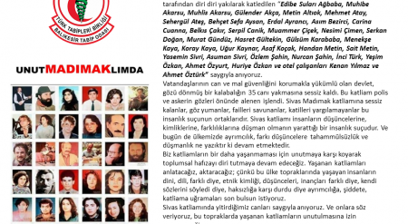2 Temmuz 1993 Sivas Katliamı..